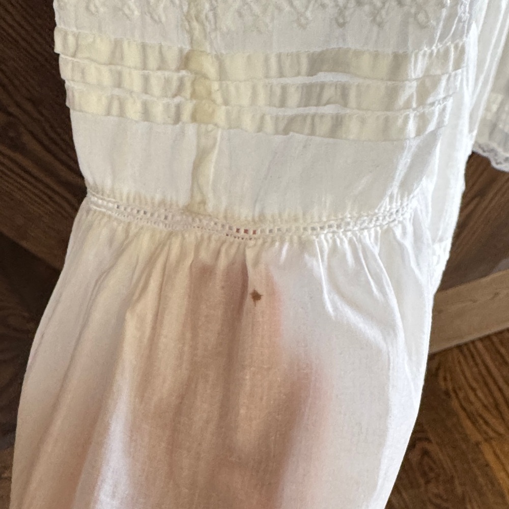 White Lace Heirloom Maxi Dress - Picture 5 of 11